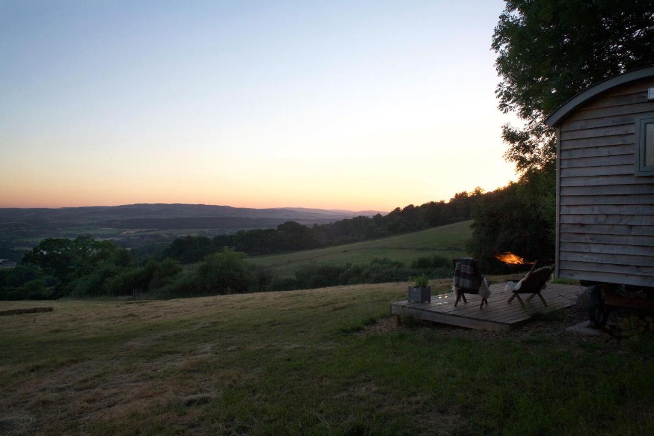 Tilbury Shepherd Huts With Hot Tubs Plus Holiday Cottages West Bagborough Esterno foto