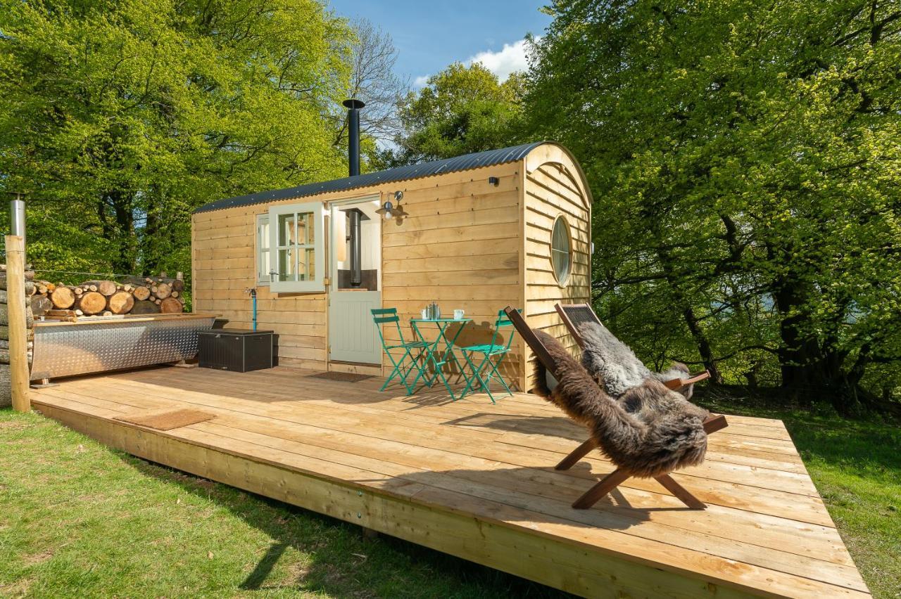 Tilbury Shepherd Huts With Hot Tubs Plus Holiday Cottages West Bagborough Esterno foto