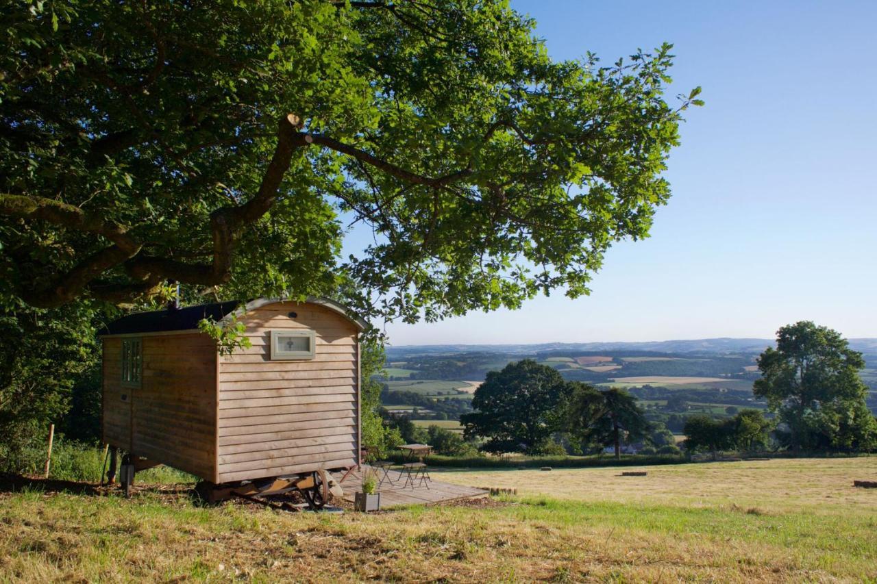 Tilbury Shepherd Huts With Hot Tubs Plus Holiday Cottages West Bagborough Esterno foto