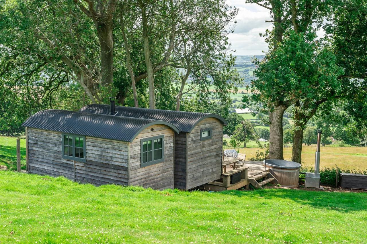 Tilbury Shepherd Huts With Hot Tubs Plus Holiday Cottages West Bagborough Esterno foto