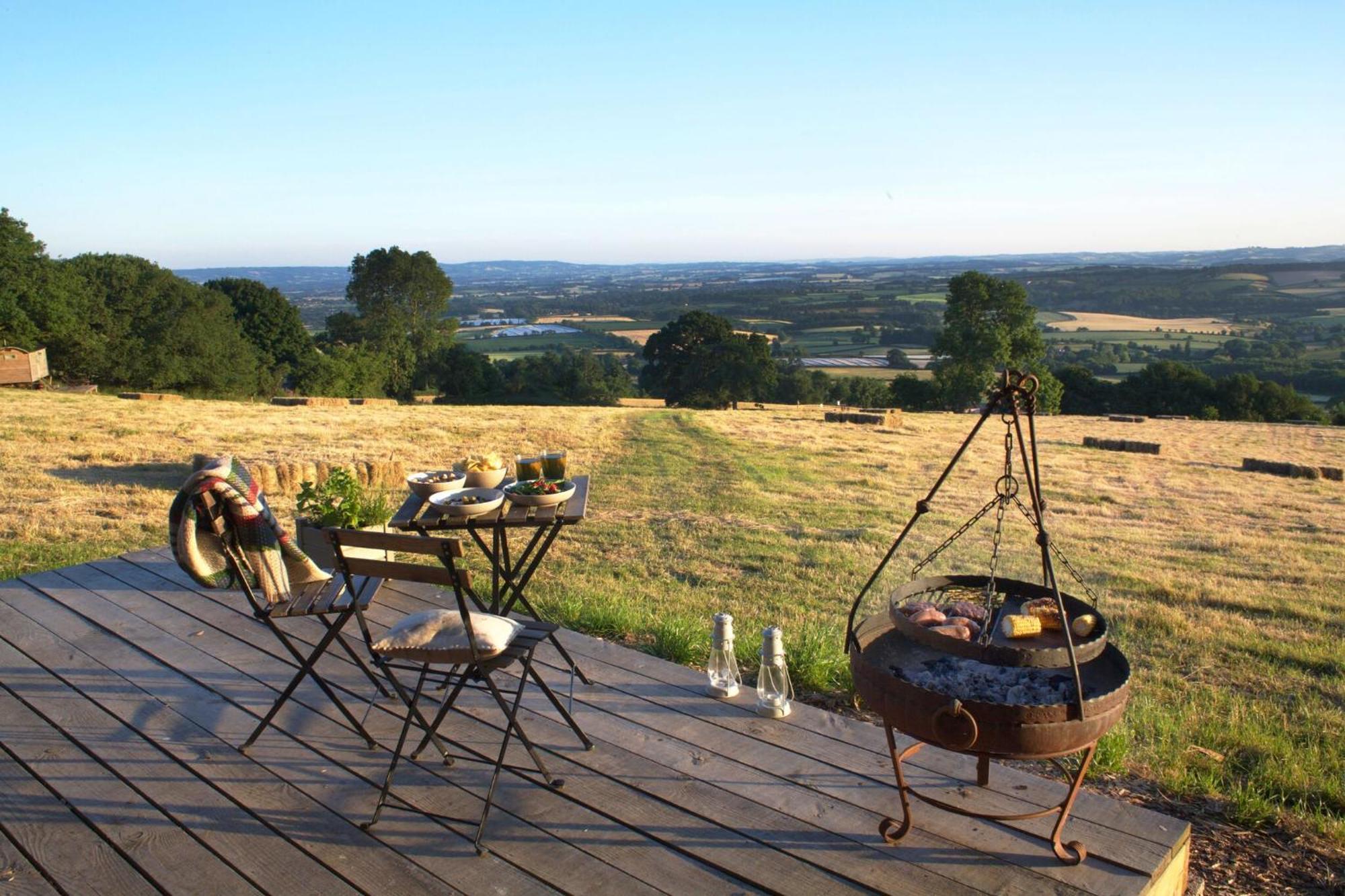 Tilbury Shepherd Huts With Hot Tubs Plus Holiday Cottages West Bagborough Esterno foto